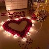Be Romantic: 3000 Pcs Artificial Silk Rose Petals – Perfect for Valentine's Day, Wedding, and Party Flower Decorations