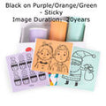  20Yrs Black On Purple/Orange/G...